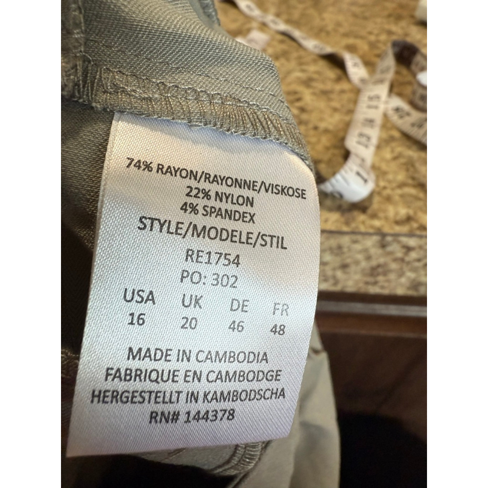 Women's Rekucci Light Grey Boot Cut Pants US 16 - Picture 10 of 14